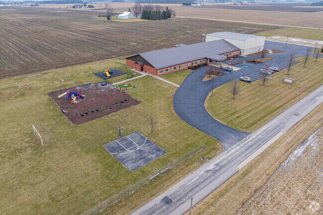 St. Peter-Immanuel Lutheran School is surrounded by farm land.