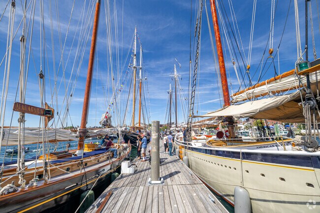 Explore the docks and historic boats at the Gloucester Schooner Festival.