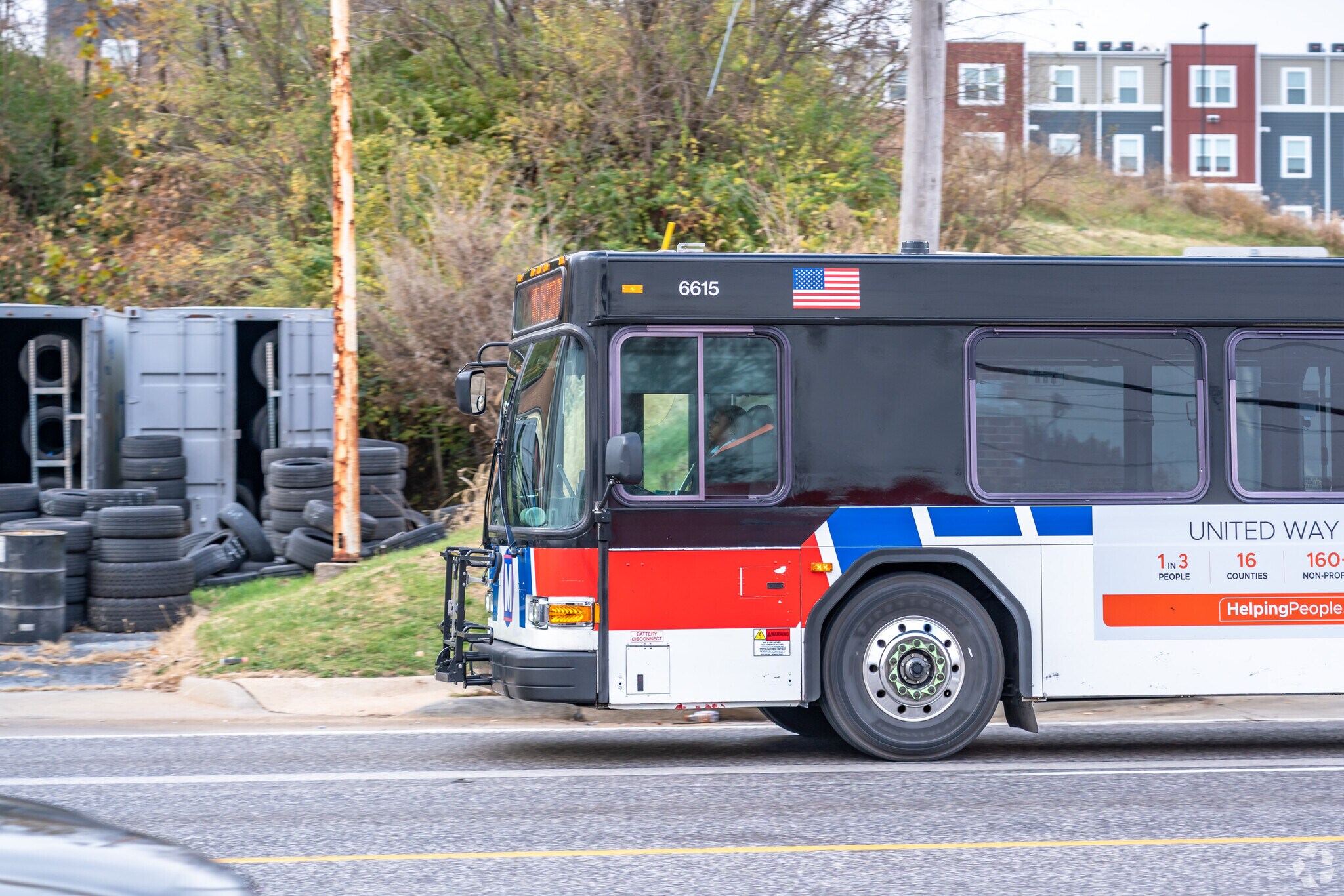 Locals can grab a bus along Halls Ferry Road in Castle Point to head downtown.