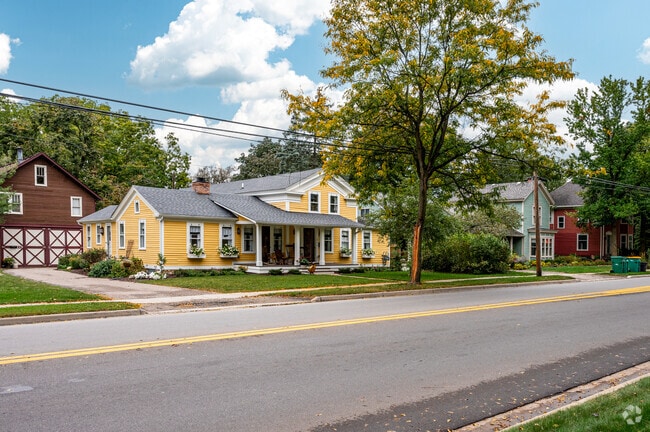 Historic colorful homes are a staple of downtown Clarkston.