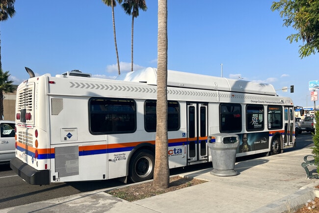 The 38 bus will take you to Lakewood or Anaheim Hills.