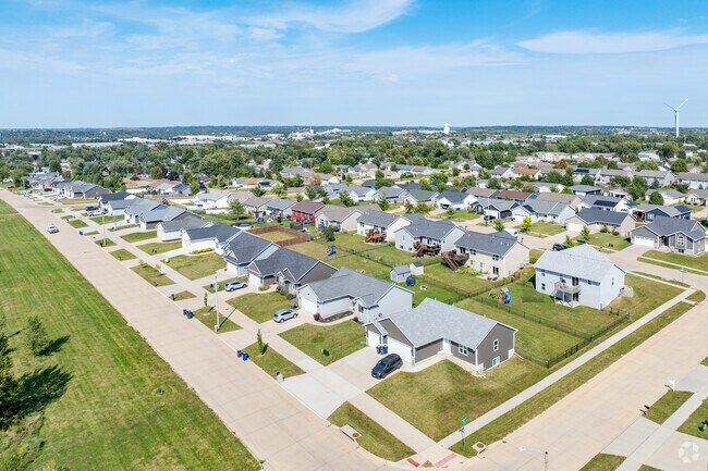 The southern edge of Lincolnway Village is newer construction, though still widely ranch.