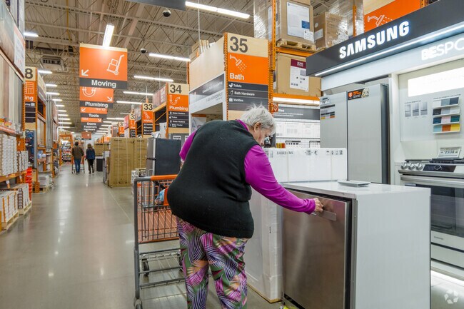 West Lexington homeowners shop for home improvement items at Home Depot.