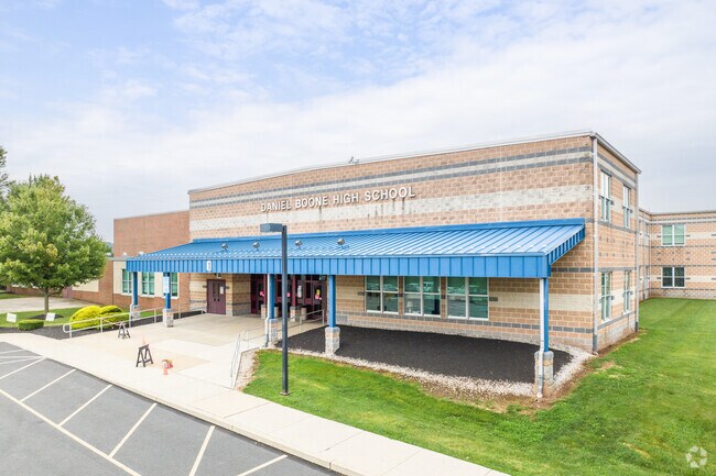 Daniel Boone High Schools serves 1,100 students in grades 9-12.