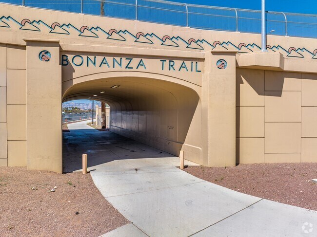 The Bonanza Trail offers a 5-mile stretch of sidewalks, bike lanes, and walking trails.