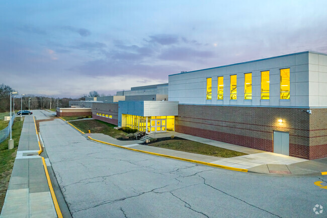Prairie Trail Middle School serves about 750 students.