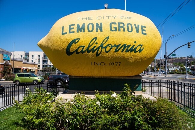 The City of Lemon Grove signage in Lemon Grove, CA.