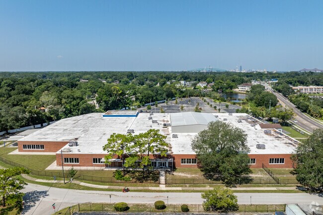 BridgePrep Academy of Duval has views of the river.