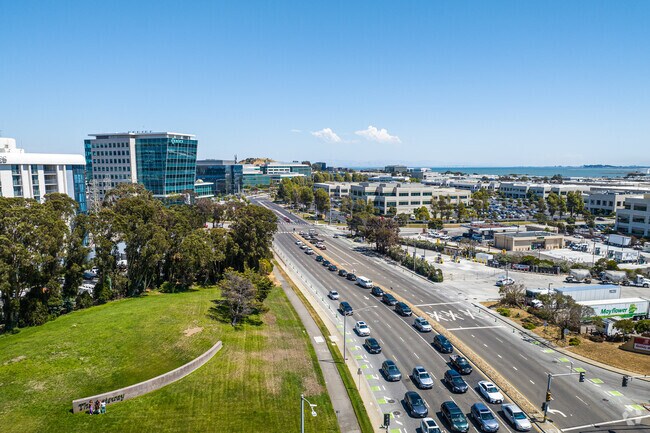Oyster Point is a busy hub for industry in South San Francisco.