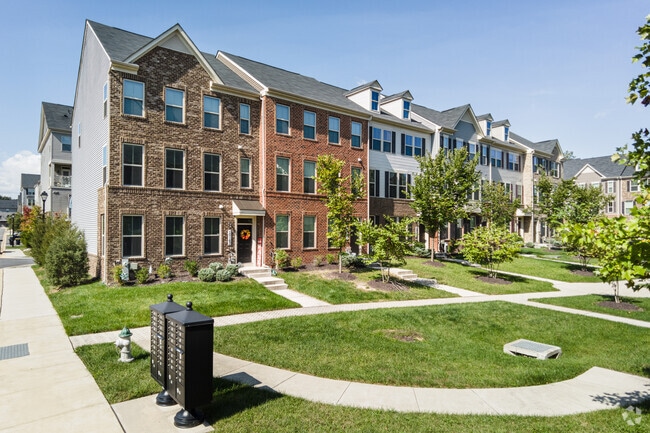Townhome living in the Glenn Dale neighborhood puts incoming residents close to the town center.