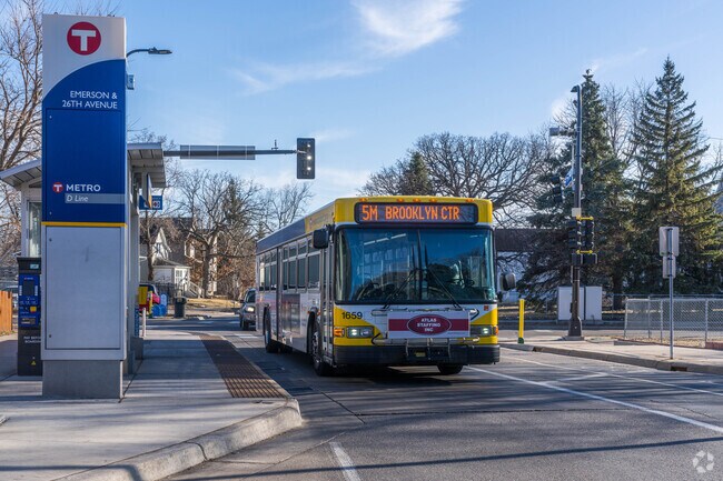 The D Line and C line buses run through the Jordan neighborhood in Minneapolis.