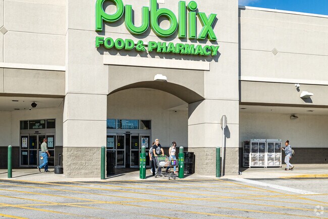 Find all of your retails needs met in the Argyle Forest Shopping Center.