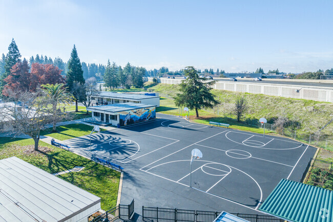 Play basketball at Prospect Community Day.