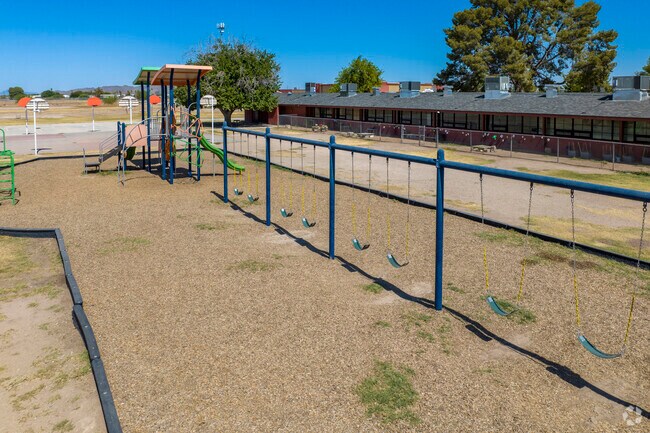 The children attending Toltec Elementary School will enjoy all the outdoor activities.