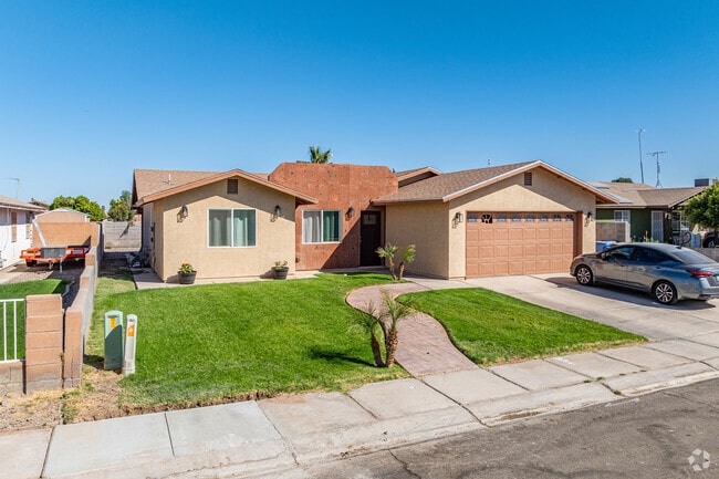 Pueblo Revival homes are common in Somerton.