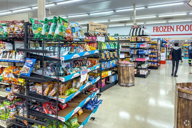 You can find all your basic grocery needs at the Piggly Wiggly in Estabrook.