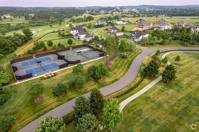 Creighton Farms is a planned community with many amenities and luxury homes.
