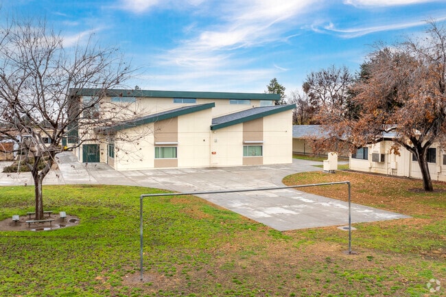 The recess area at Centennial Elementary School in Fresno.