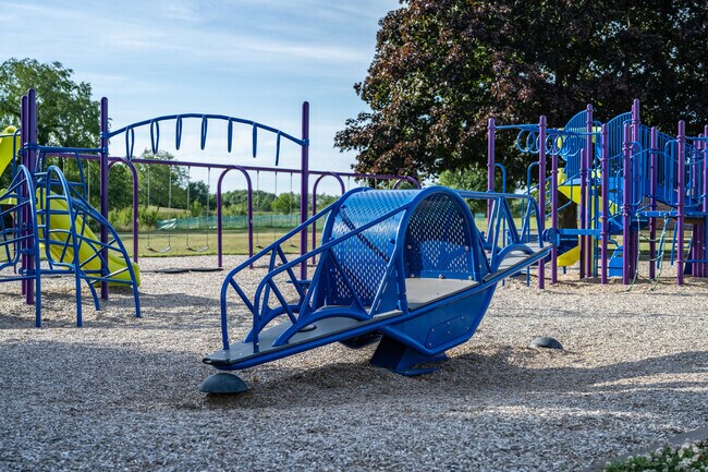 The students of Summit Township Elementary School have cool amenities to play on during recess.