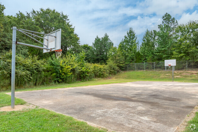 Students can work on their jump at H.W. Byers High in Holly Springs.