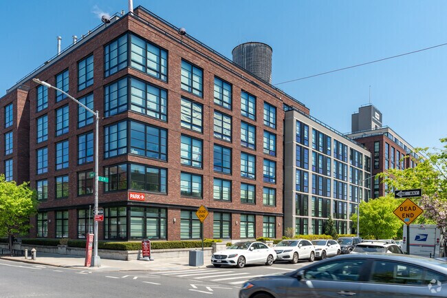 Newer apartment buildings on 2nd Street offer urban convenience and sophisticated design.