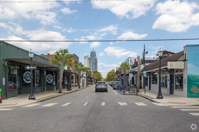 Lively Downtown Mobile is within easy reach of Tillmans Corner.