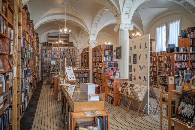 Arundel Books is in the Pioneer Square neighborhood in Seattle.