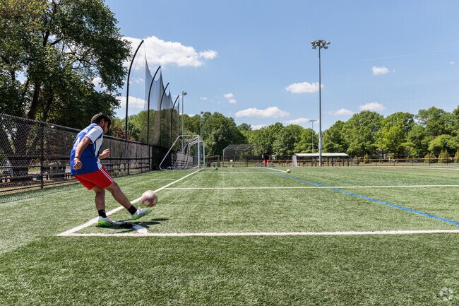 Allen Pond Park has the most sports fields in Bowie.