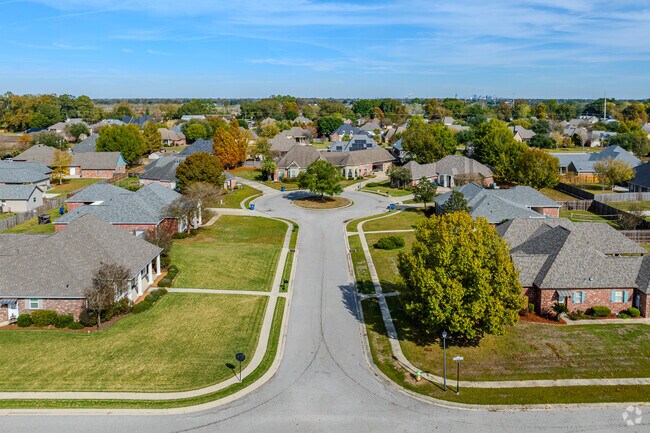 Modern subdivisions with a mix of home styles, often traditional, are popping up in the area.