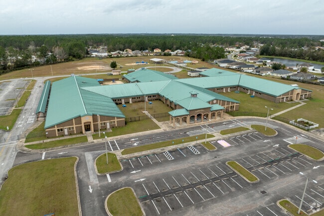 Coppergate Elementary School is nestled in the woods in Middleburg.