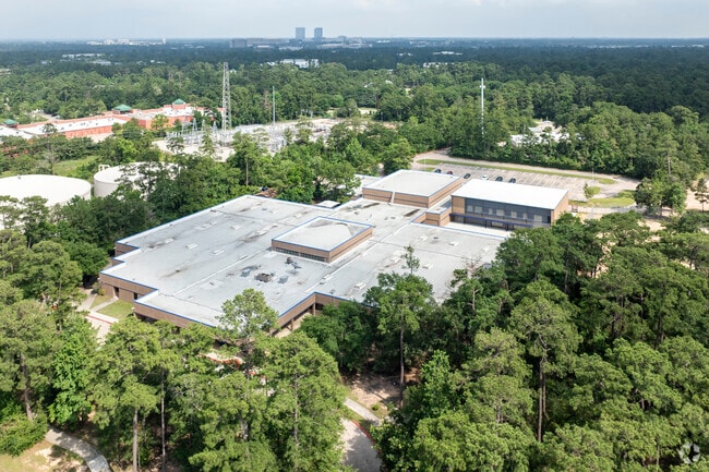 Collins Intermediate School is located in the Research Forest neighborhood in The Woodlands.