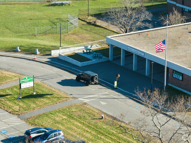 Downey Elementary School in Brockton received a C- from Niche.