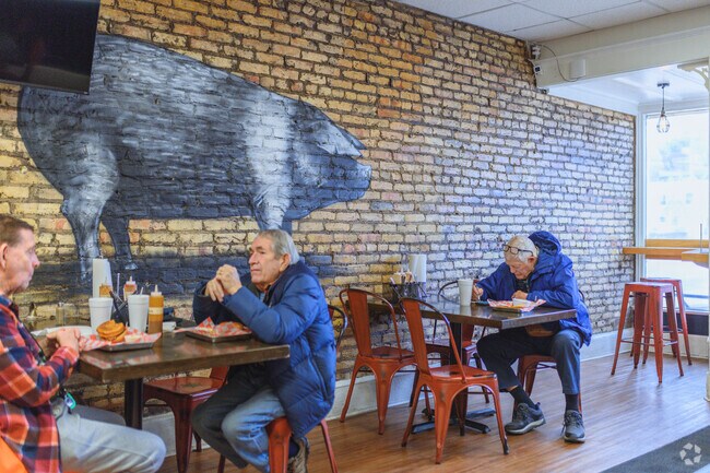 One of Lansing's favorite BBQ joints is Saddleback, located near Moores Park in REO Town.
