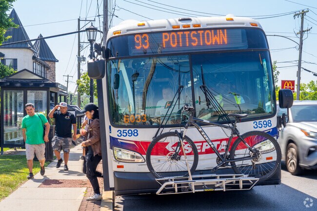 SEPTA busses provide convenient transportaiton throughout Upper Providence Township.