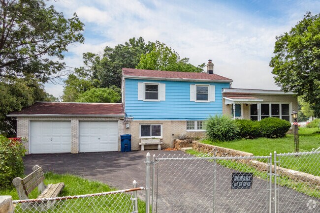 Many homes have two-car garages in Somerdale, NJ.