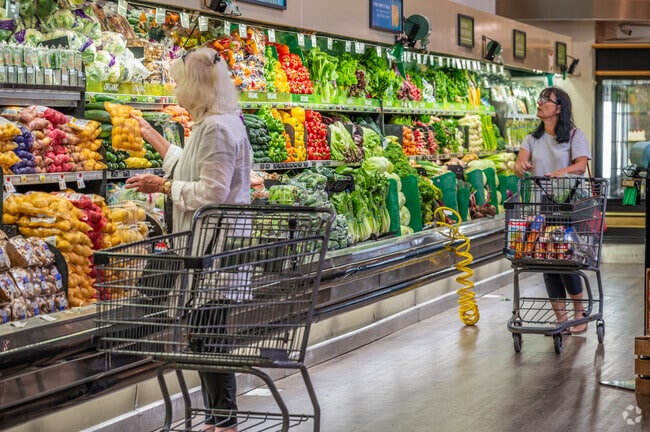 Gelson's in Monarch Bay Plaza has fresh produce and cooked foods.
