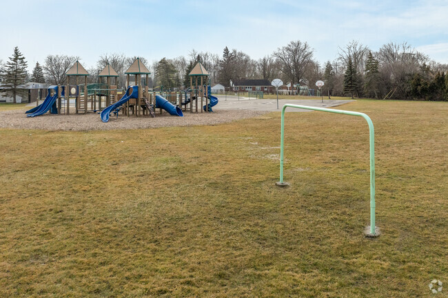 Vandenberg Elementary School playground and sports field.