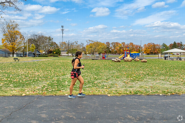 Lamby Lane Park near Linwood features a playground and walking trails.
