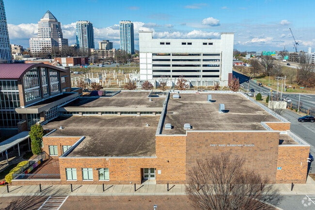 FWCAA sits closely to the beautiful skyline of uptown Charlotte.