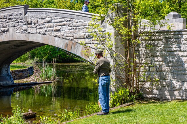 Fishing is a favorite pastime at Verona Park’s lake, especially during warmer months.