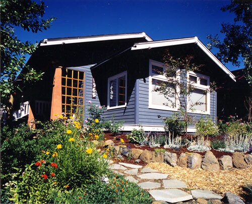 Outside of House, Studio is the front portion of the house
