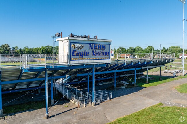 Northeast High School is home to the Eagles in Clarksville.
