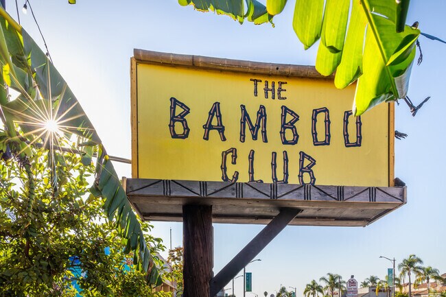 Sip on your favorite tropical drinks at The Bamboo Club in Recreation Park.