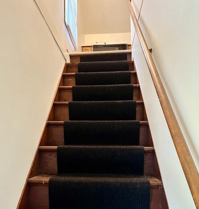 Inside entrance steps