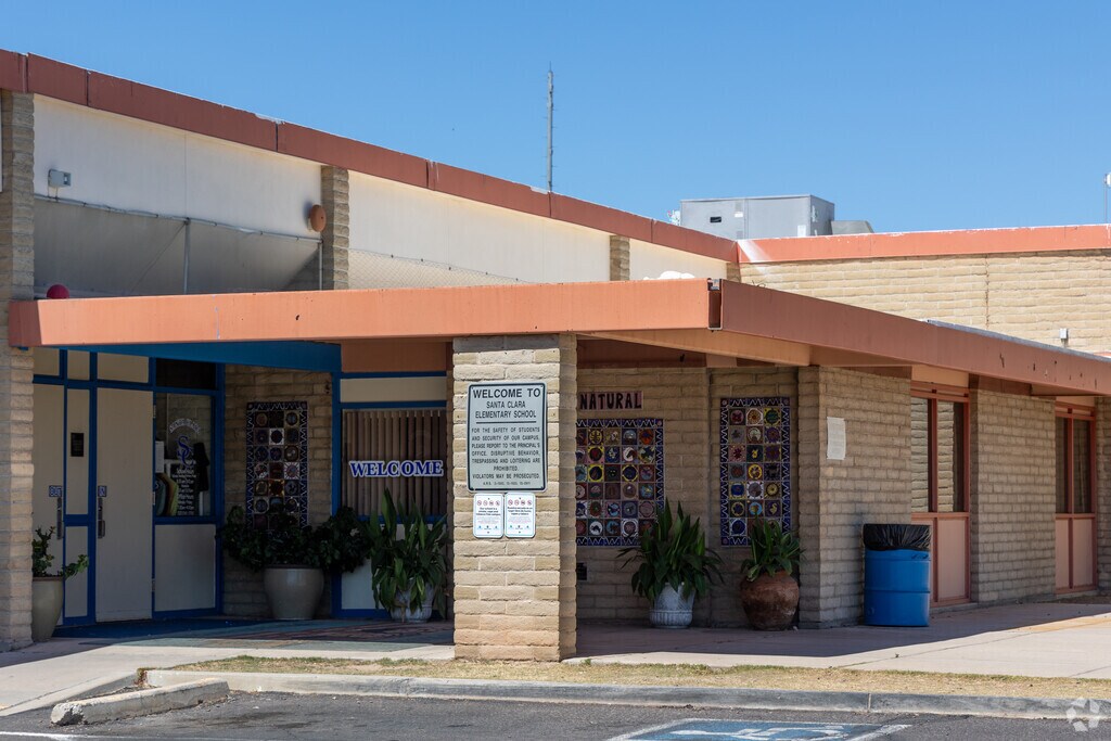 Santa Clara Elementary School serves grades K-5 in Tucson, Arizona.