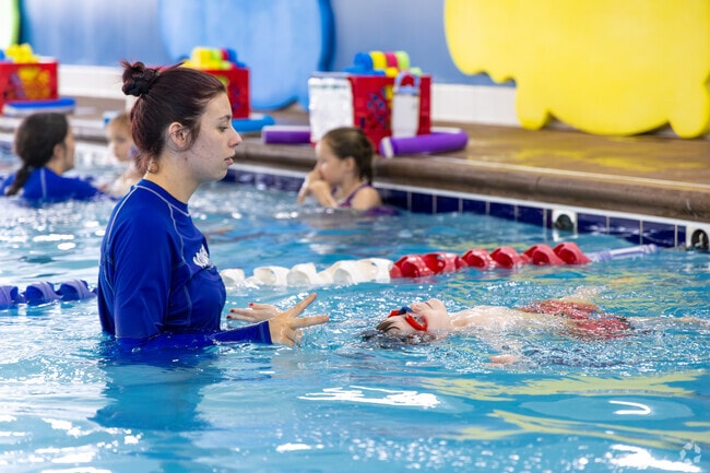 Shadeland little ones can take year-round swim lessons at Aqua-Tots.