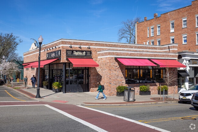 Raymond's is one of many fine dining establishments along the main drag of Ridgewood, NJ.