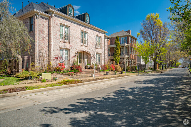 Most traditional homes in South Main are located within the gated community of South Bluffs.