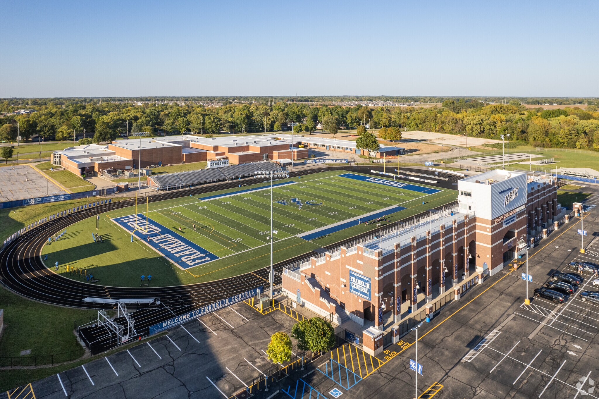 Students at Franklin Central High School in Indianapolis love the football field.
