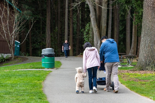 Lynndale Park near Talbot Park includes wooded trails and open spaces.